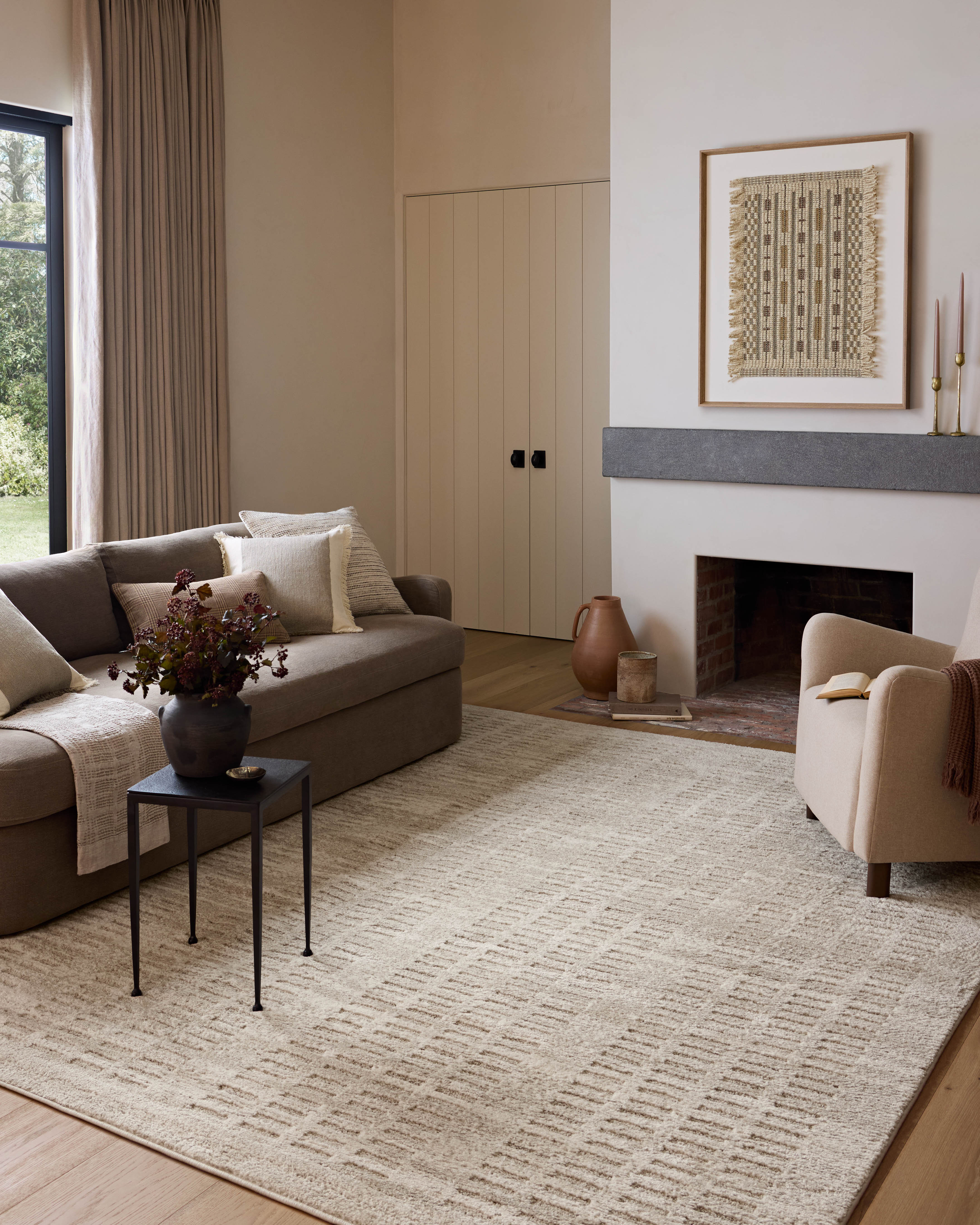 Amber Lewis x Loloi Monty Ivory / Beige Area Rug & Reviews | Wayfair